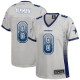 Women Nike Dallas Cowboys &8 Troy Aikman Elite Grey Drift Fashion NFL Jersey