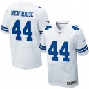 Men Nike Dallas Cowboys &44 Robert Newhouse Elite White NFL Jersey