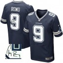 Men Nike Dallas Cowboys &9 Tony Romo Elite Navy Blue Team Color Autographed NFL Jersey