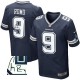 Men Nike Dallas Cowboys &9 Tony Romo Elite Navy Blue Team Color Autographed NFL Jersey