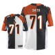 Men Nike Cincinnati Bengals &71 Andre Smith Elite Team/Road Two Tone NFL Jersey