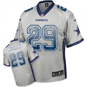 Hommes Nike Dallas Cowboys # 29 DeMarco Murray élite gris Drift mode NFL Maillot Magasin