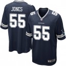 Youth Nike Dallas Cowboys &55 Edgar Jones Elite Navy Blue Team Color NFL Jersey