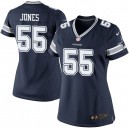 Women Nike Dallas Cowboys &55 Edgar Jones Elite Navy Blue Team Color NFL Jersey