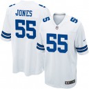 Youth Nike Dallas Cowboys &55 Edgar Jones Elite White NFL Jersey