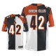 Men Nike Cincinnati Bengals &42 BenJarvus Green-Ellis Elite Team/Road Two Tone NFL Jersey