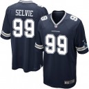 Youth Nike Dallas Cowboys &99 George Selvie Elite Navy Blue Team Color NFL Jersey
