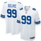 Youth Nike Dallas Cowboys &99 George Selvie Elite White NFL Jersey