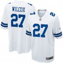 Youth Nike Dallas Cowboys &27 J.J. Wilcox Elite White NFL Jersey