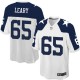 Youth Nike Dallas Cowboys &65 Ronald Leary Elite White Throwback Alternate NFL Jersey