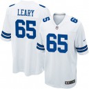 Youth Nike Dallas Cowboys &65 Ronald Leary Elite White NFL Jersey