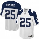 Youth Nike Dallas Cowboys &25 Lance Dunbar Elite White Throwback Alternate NFL Jersey