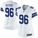 Women Nike Dallas Cowboys &96 Nick Hayden Elite White NFL Jersey