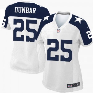 Femmes Nike Dallas Cowboys # 25 Lance Dunbar élite blanche Throwback alternent NFL Maillot Magasin Femmes Nike Dallas Cowboys # 25 Lance Dunbar élite blanche Throwback alternent NFL Maillot Magasin