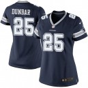 Women Nike Dallas Cowboys &25 Lance Dunbar Elite Navy Blue Team Color NFL Jersey