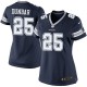 Women Nike Dallas Cowboys &25 Lance Dunbar Elite Navy Blue Team Color NFL Jersey