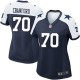 Women Nike Dallas Cowboys &98 Tyrone Crawford Elite Navy Blue Throwback Alternate NFL Jersey