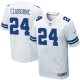 Men Nike Dallas Cowboys &24 Morris Claiborne Elite White NFL Jersey