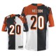 Hommes Nike Cincinnati Bengals # 20 Reggie Nelson élite Team/route deux tonnes NFL Maillot Magasin