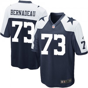 Jeunes Cowboys de Dallas Nike # 73 Mackenzy Bernadeau élite bleu marine Throwback alternent NFL Maillot Magasin
