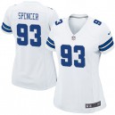 Women Nike Dallas Cowboys &93 Anthony Spencer Elite White NFL Jersey