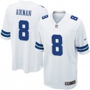 Youth Nike Dallas Cowboys &8 Troy Aikman Elite White NFL Jersey