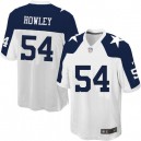 Youth Nike Dallas Cowboys &54 Chuck Howley Elite White Throwback Alternate NFL Jersey