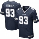 Men Nike Dallas Cowboys &93 Anthony Spencer Elite Navy Blue Team Color NFL Jersey