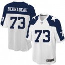 Youth Nike Dallas Cowboys &73 Mackenzy Bernadeau Elite White Throwback Alternate NFL Jersey