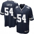 Youth Nike Dallas Cowboys &54 Bruce Carter Elite Navy Blue Team Color NFL Jersey
