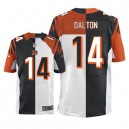 Men Nike Cincinnati Bengals &14 Andy Dalton Elite Team/Road Two Tone NFL Jersey
