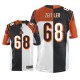 Men Nike Cincinnati Bengals &68 Kevin Zeitler Elite Team/Road Two Tone NFL Jersey