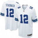 Youth Nike Dallas Cowboys &12 Roger Staubach Elite White NFL Jersey
