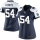 Women Nike Dallas Cowboys &54 Randy White Elite Navy Blue Throwback Alternate NFL Jersey