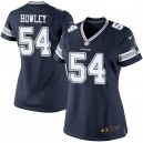 Women Nike Dallas Cowboys &54 Chuck Howley Elite Navy Blue Team Color NFL Jersey
