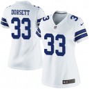 Women Nike Dallas Cowboys &33 Tony Dorsett Elite White NFL Jersey
