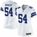 Women Nike Dallas Cowboys &54 Chuck Howley Elite White NFL Jersey