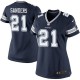 Women Nike Dallas Cowboys &21 Deion Sanders Elite Navy Blue Team Color NFL Jersey