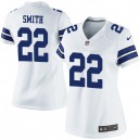 Women Nike Dallas Cowboys &22 Emmitt Smith Elite White NFL Jersey