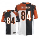 Men Nike Cincinnati Bengals &84 Jermaine Gresham Elite Team/Road Two Tone NFL Jersey