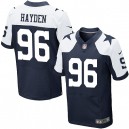 Men Nike Dallas Cowboys &96 Nick Hayden Elite Navy Blue Throwback Alternate NFL Jersey