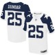 Men Nike Dallas Cowboys &25 Lance Dunbar Elite White Throwback Alternate NFL Jersey