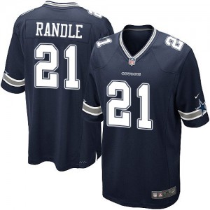 Couleur NFL maillot de l'équipe jeunesse Nike Dallas Cowboys # 21 Joseph Randle Élite Navy Blue