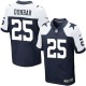 Men Nike Dallas Cowboys &25 Lance Dunbar Elite Navy Blue Throwback Alternate NFL Jersey