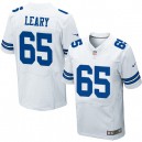 Men Nike Dallas Cowboys &65 Ronald Leary Elite White NFL Jersey