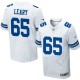 Men Nike Dallas Cowboys &65 Ronald Leary Elite White NFL Jersey