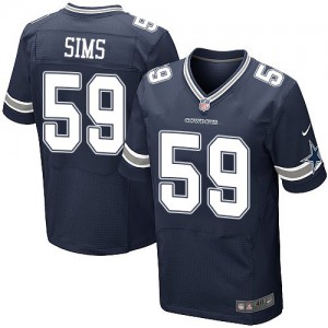 Hommes Nike Dallas Cowboys # 59 Ernie Sims élite bleu marine équipe NFL Maillot Magasin de couleur Hommes Nike Dallas Cowboys # 59 Ernie Sims élite bleu marine équipe NFL Maillot Magasin de couleur