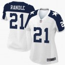Women Nike Dallas Cowboys &21 Joseph Randle Elite White Throwback Alternate NFL Jersey