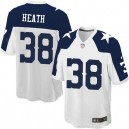 Youth Nike Dallas Cowboys &38 Jeff Heath Elite White Throwback Alternate NFL Jersey