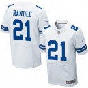 Men Nike Dallas Cowboys &21 Joseph Randle Elite White NFL Jersey